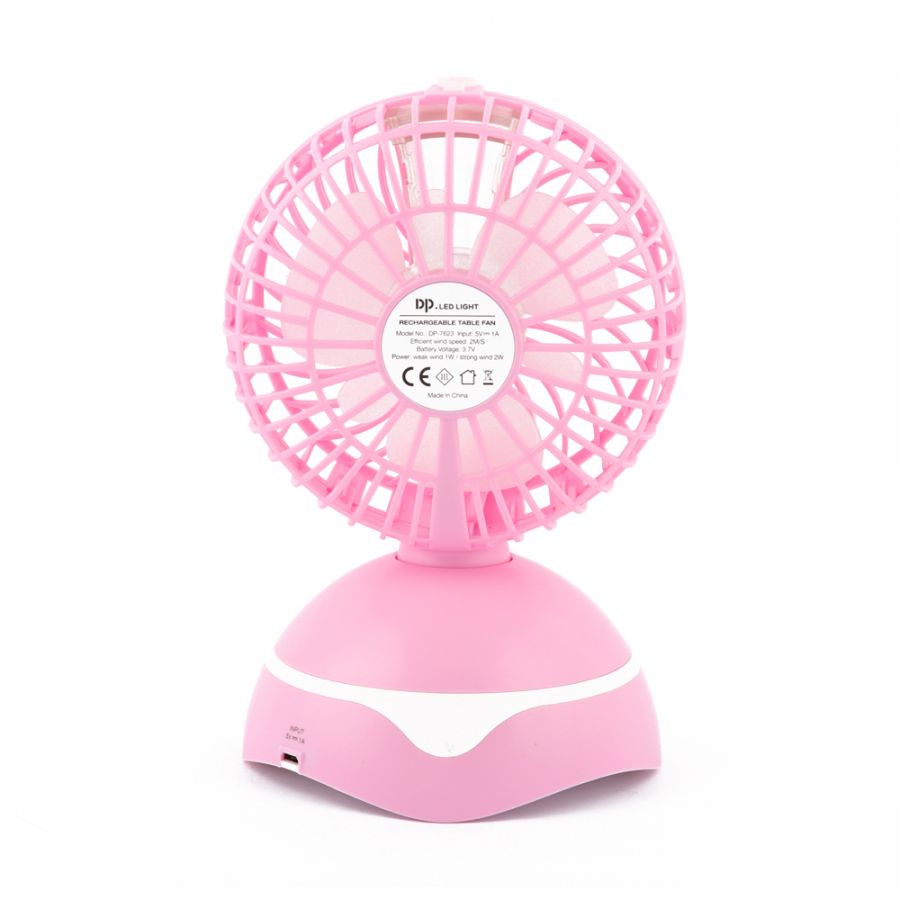 Portable Rechargeable Table Mini Fan With Water Sprayer