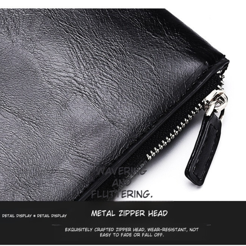 Trendy Youth Zipper Long Wallet