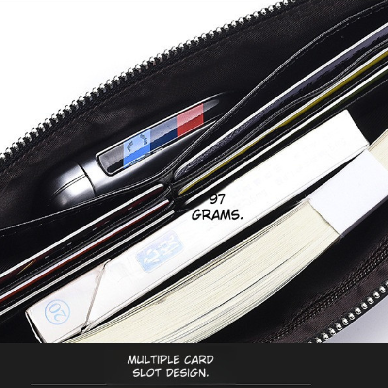 Trendy Youth Zipper Long Wallet