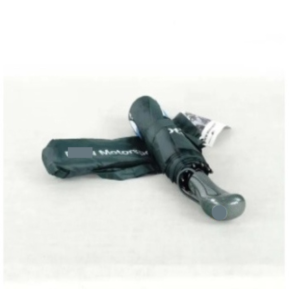 B-M-W Three Folding 10 Ribs UV  Sunny and Rainy Umbrella