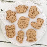 8 Pcs/Set Christmas Cookie Cutters Biscuit Mould Baking Mould