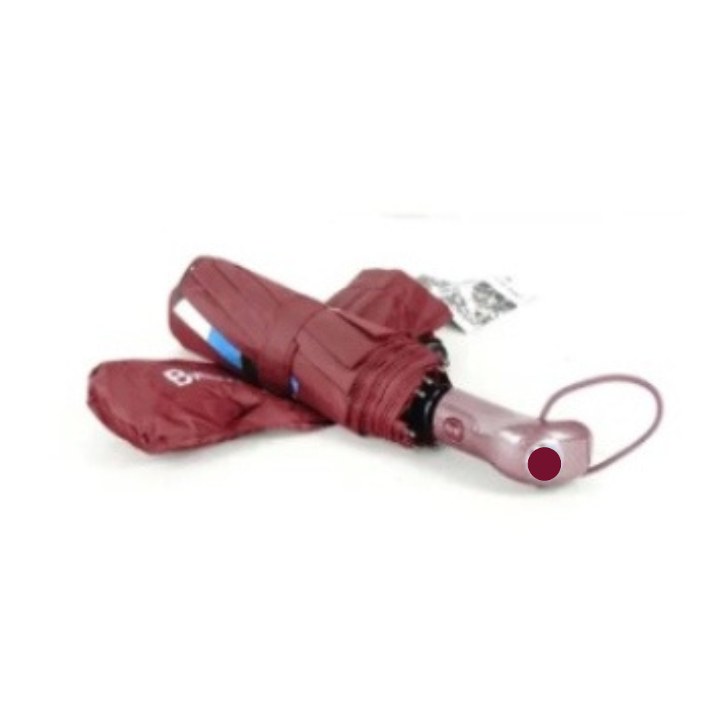 B-M-W Three Folding 10 Ribs UV  Sunny and Rainy Umbrella