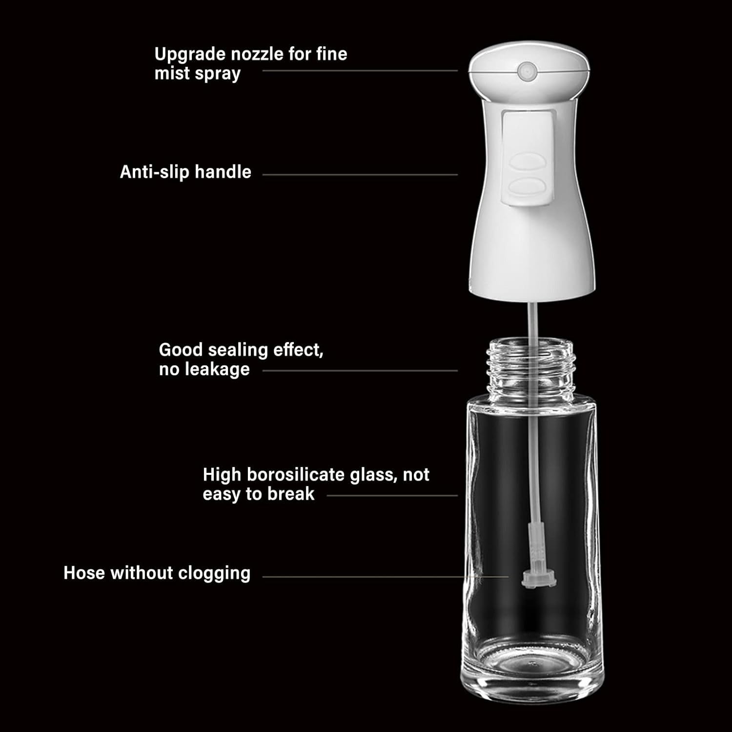 Vinegar Mist Sprayer Barbecue Spray Oil Bottle
