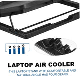 Laptop Cooling Pad With 2 Fans