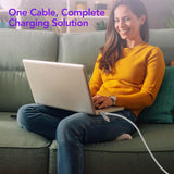 240W 4-in-1 USB-C Fast Charging Cable