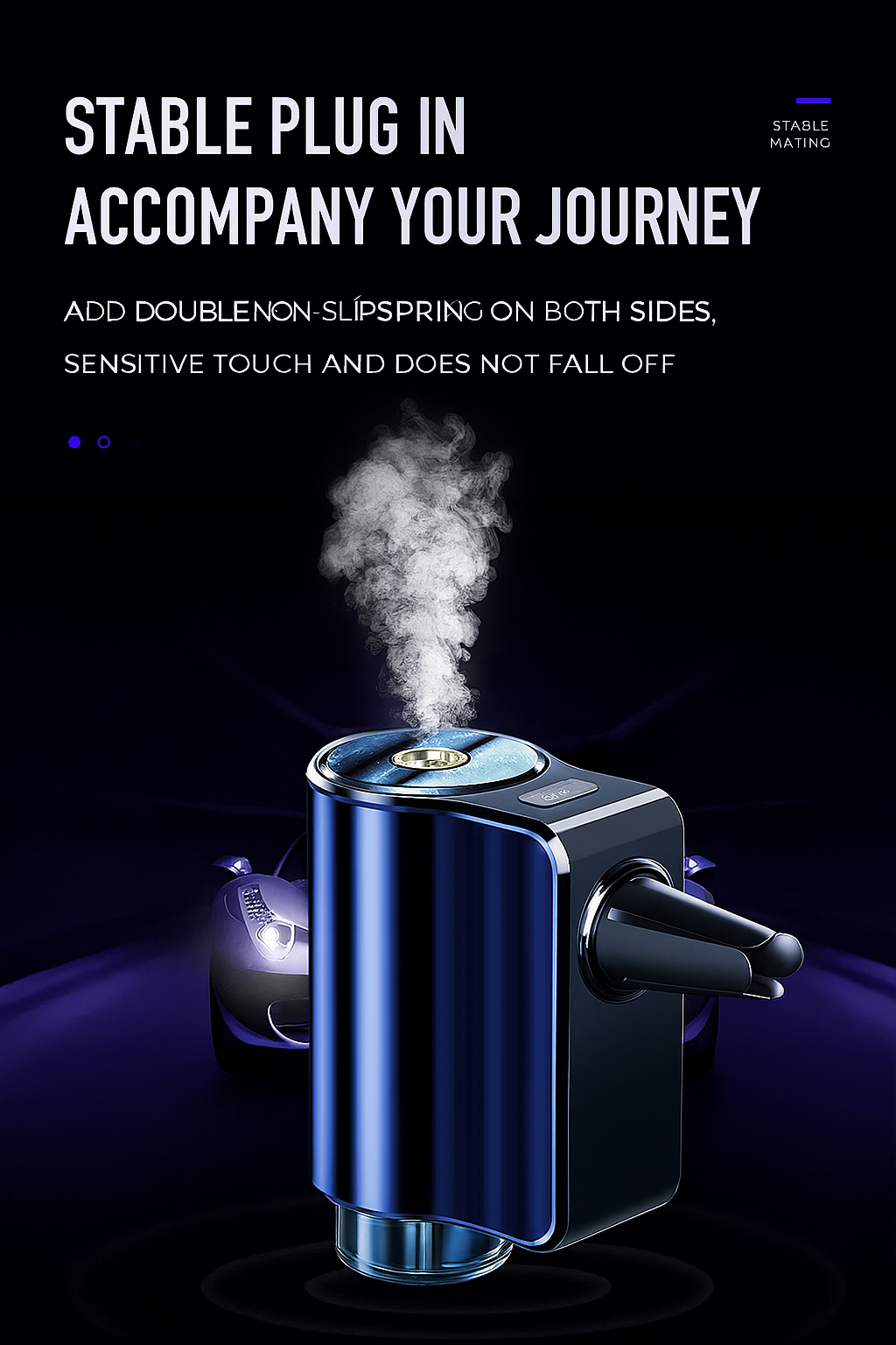 Automatic Car Spray Scent Machine with Fragrance (3 bottles)