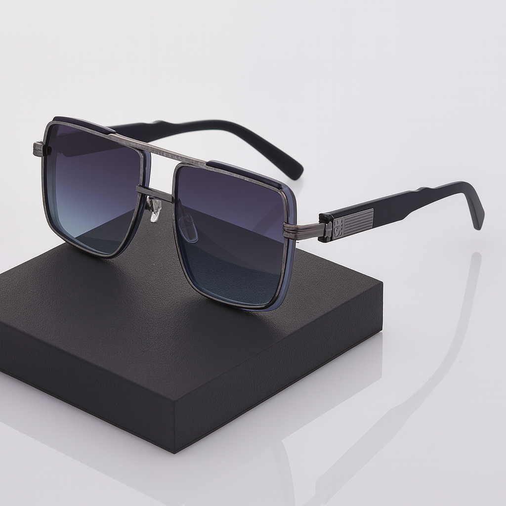 KAJILA Men’s Designer Double Beam Sunglasses