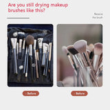 Portable Makeup Brush Holder with Safe Drying