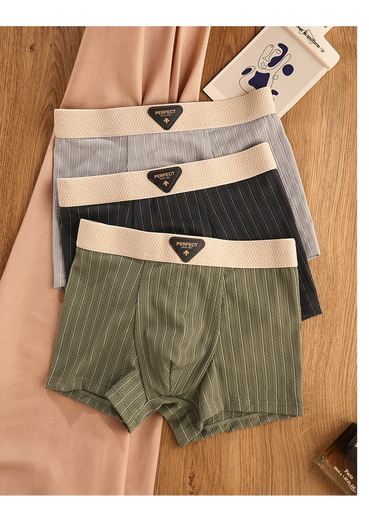 Textured Lightweight Boxer With Fresh Protection (set of 04)