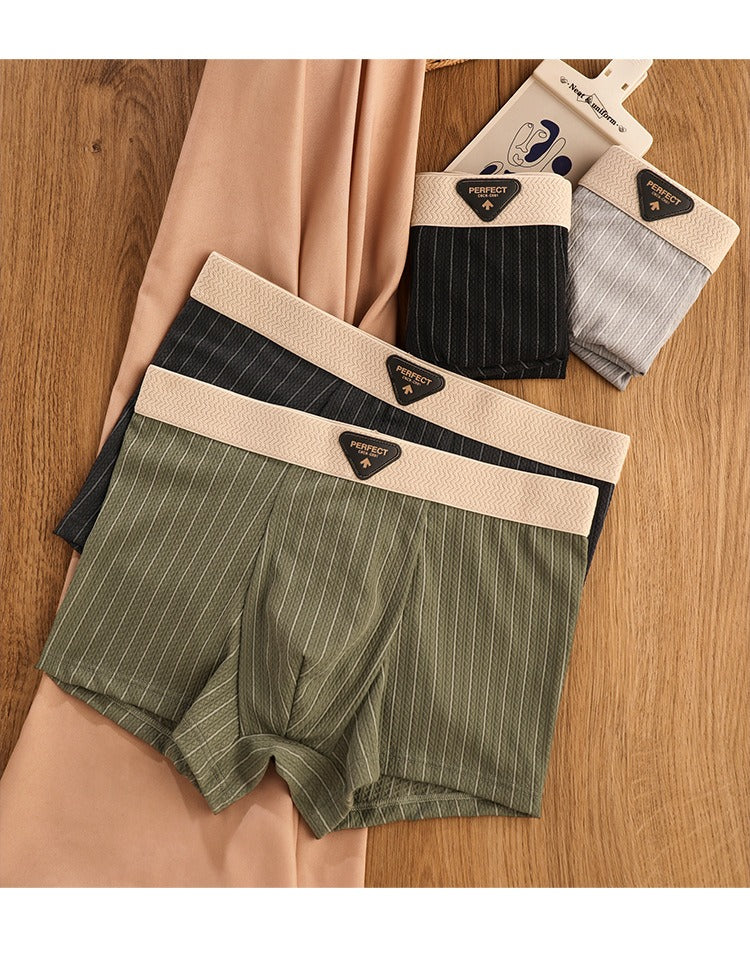 Textured Lightweight Boxer With Fresh Protection (set of 04)