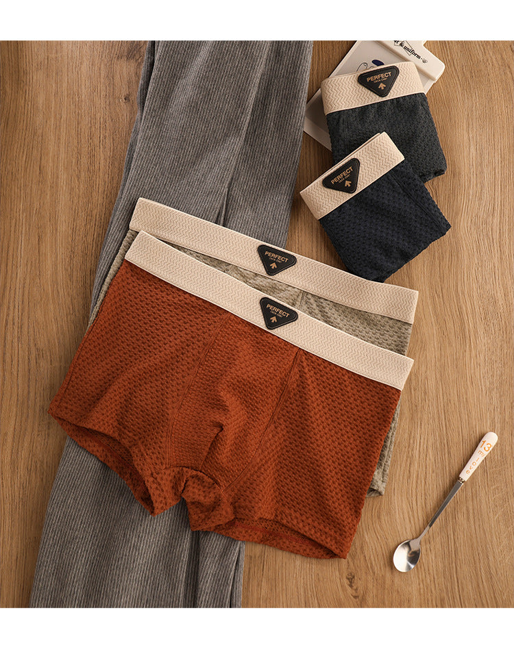 AirFlow Ice Silk Solid Color Underwear( Set of 04)