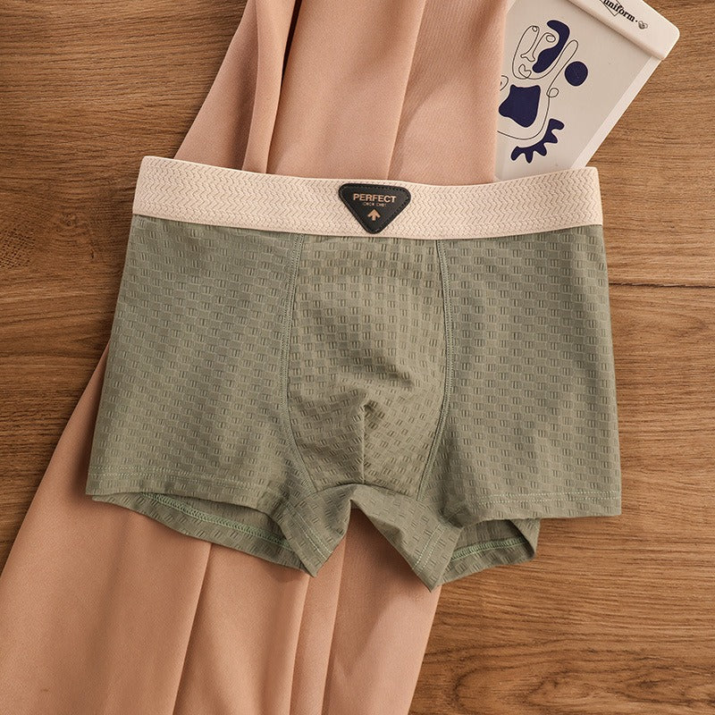 Breathable Antibacterial Ice Silk Underwear (set of 04)