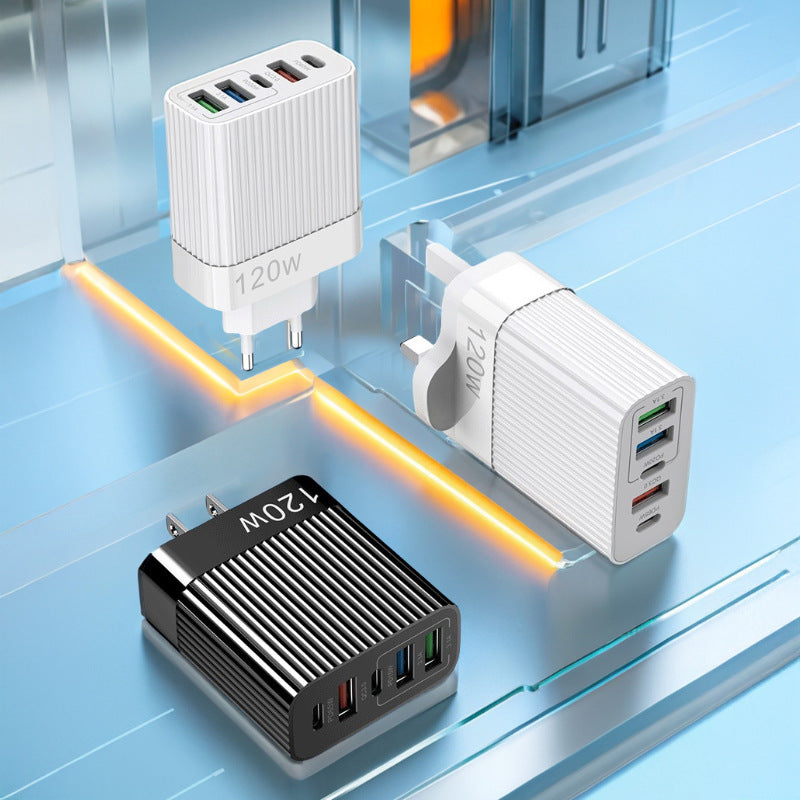 5 in 1 USB-C Multi-Port Fast Charging Adapter