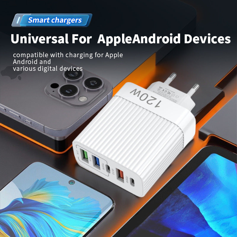5 in 1 USB-C Multi-Port Fast Charging Adapter