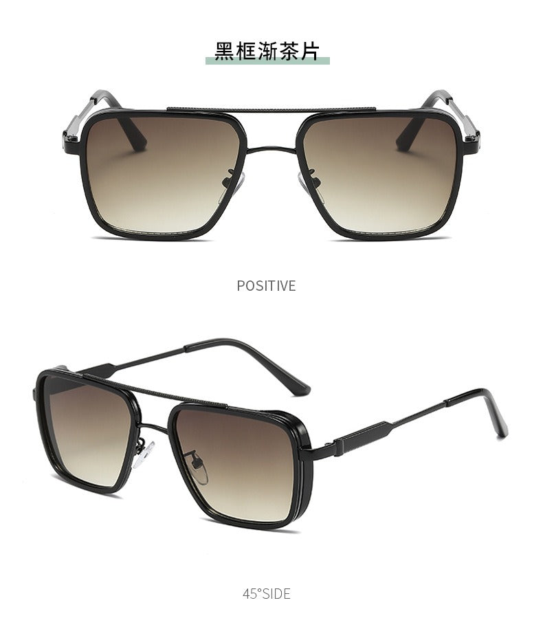 Bold Edge Punk Style Sunglass