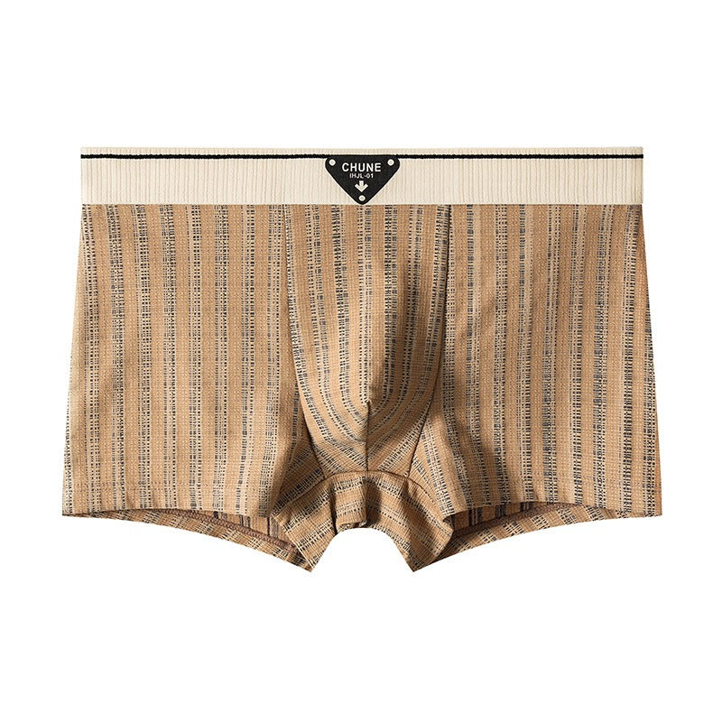 New Striped Soft Cotton Underwear (set of 04)