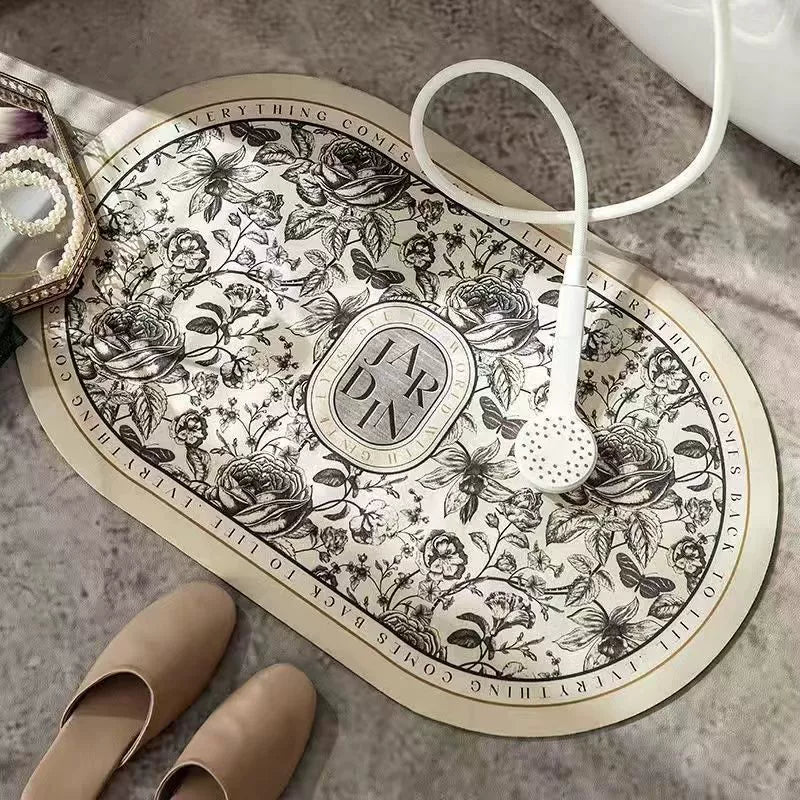Elegant Blossoms Wrapped in Quiet Luxury Mat