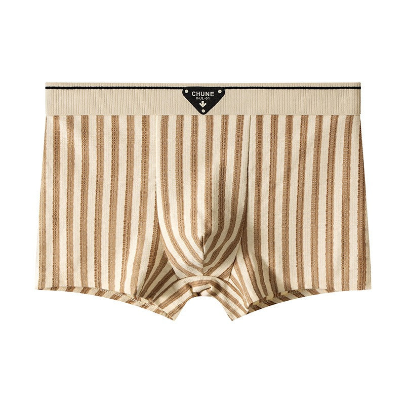 New Striped Soft Cotton Underwear (set of 04)