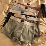Men's Ice Silk net pattern Premium Boxer ( Set of 04 )