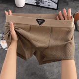 Men's Ice Silk net pattern Premium Boxer ( Set of 04 )