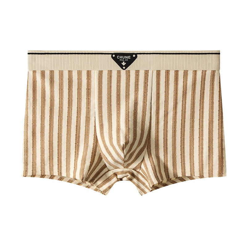 New Striped Soft Cotton Underwear (set of 04)