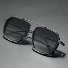 Retro Punk Metal Frame Street Shades