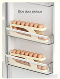 Double Layer  Egg Rack Holder Storage Box
