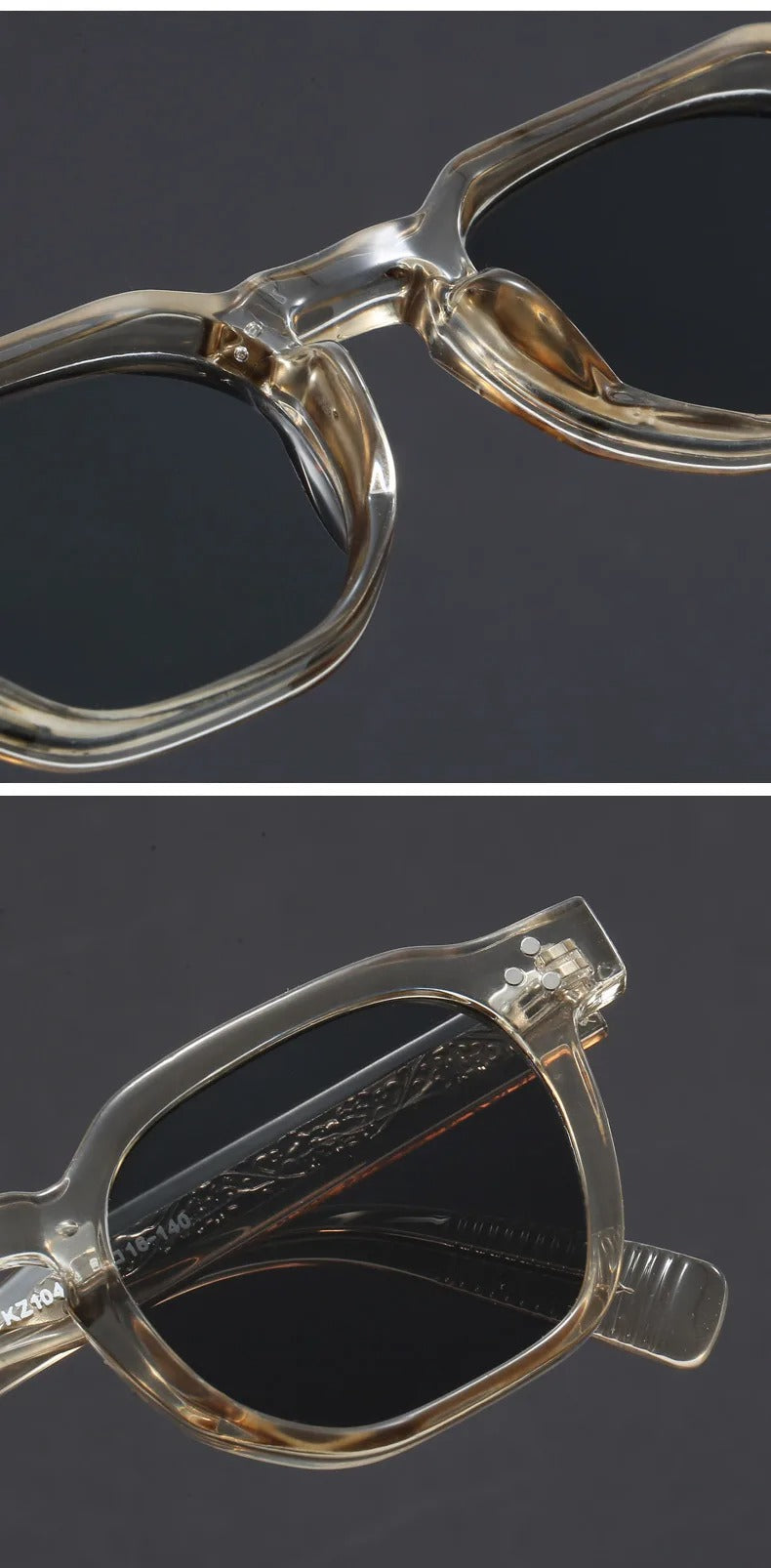 Urban Look Square Frame Polarized Glasses