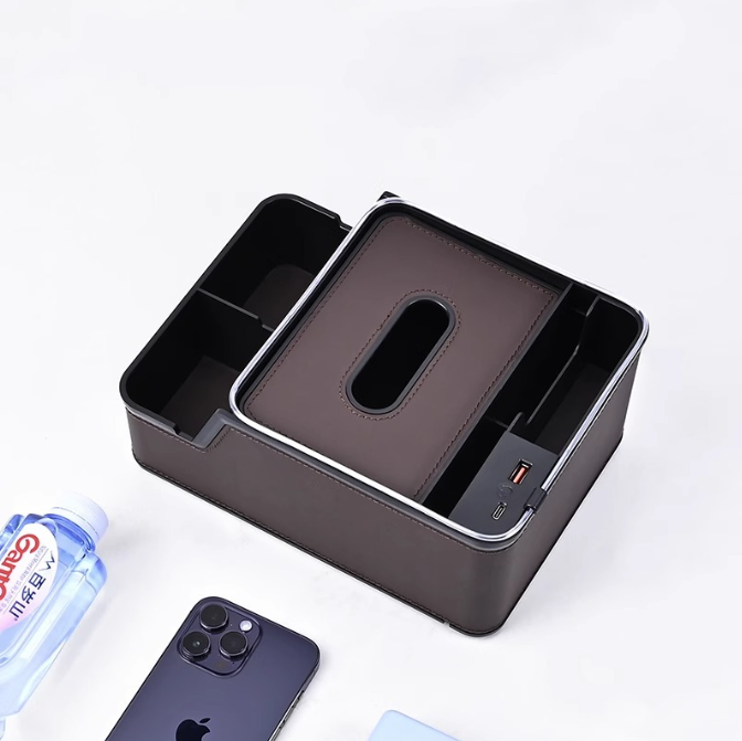 Multi-Function Premium Car Armrest Storage Box