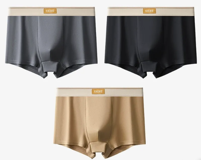 Plus Size Antibacterial Cotton Men's Underwear (4 Pieces)