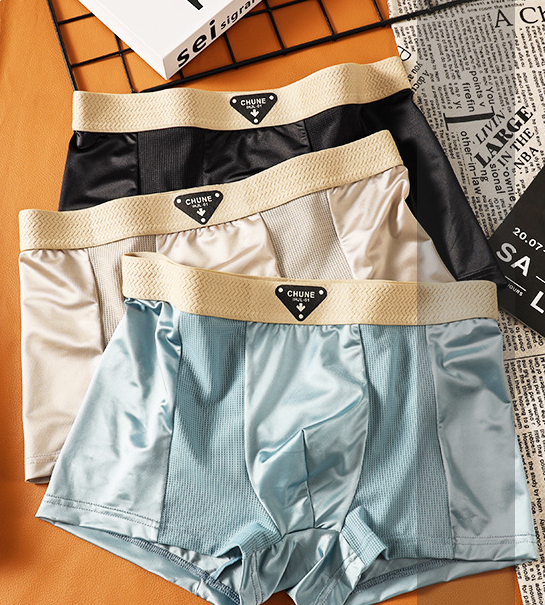 Comfort Fit Silk Breathable Men’s Underwear (set of o4)