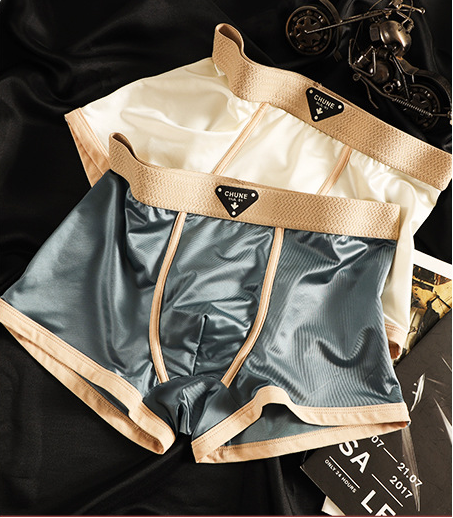 Zero-Friction Solid Ice Silk Underwear( set of 04)