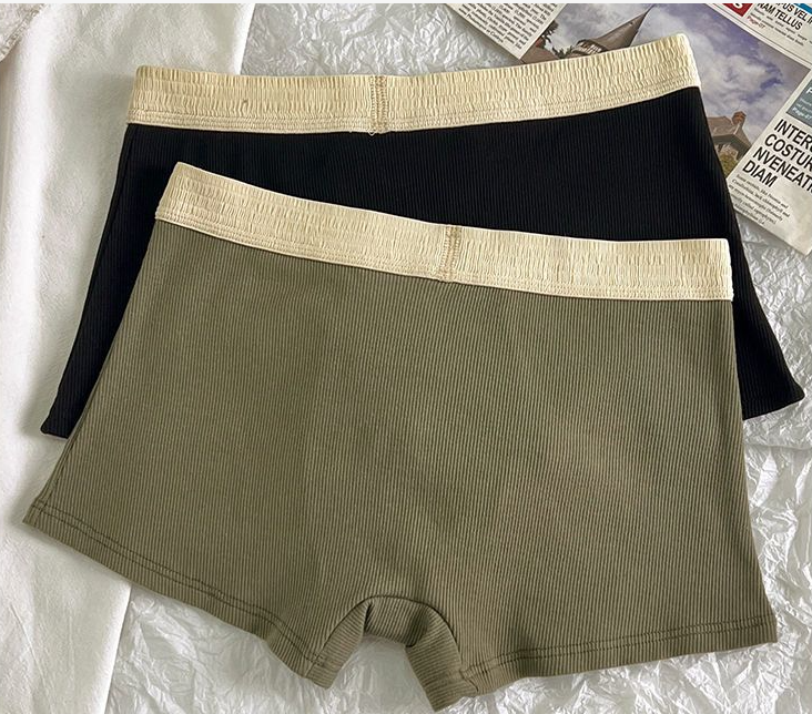 Threaded Contrast Color Men’s Boxer( Set of 04)