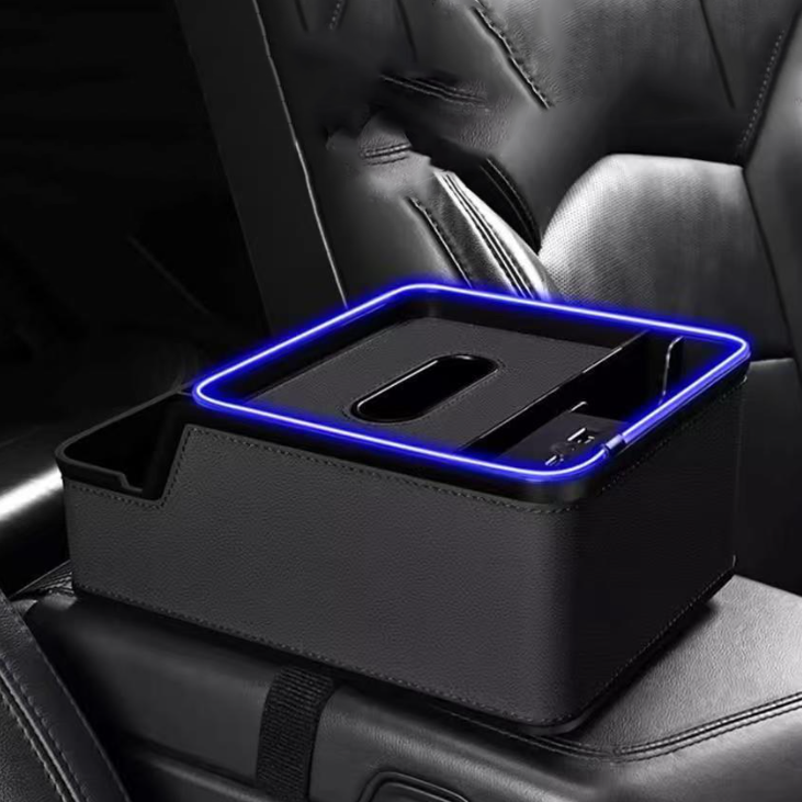 Multi-Function Premium Car Armrest Storage Box
