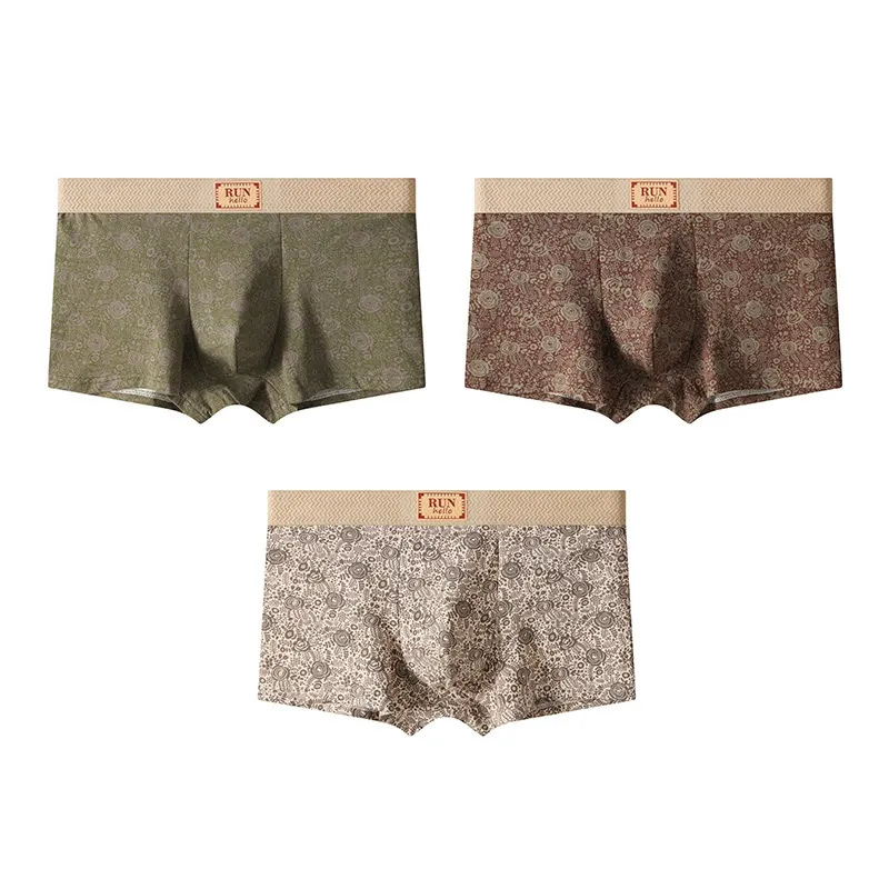 Breathable Cotton Printed Boxer(Set of 03)