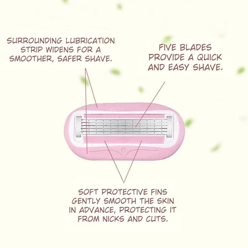 Smooth Touch Five Layer Shaving Razor ( With 3 Heads )