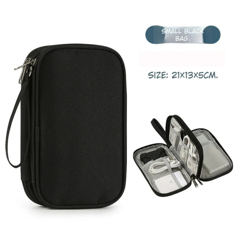 Versatile Data Cable Storage Bag