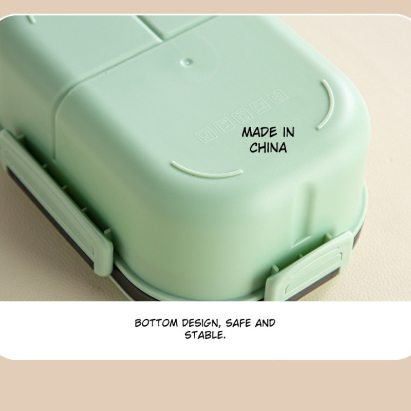 Multi-Compartment Microwave Bento Lunch Box