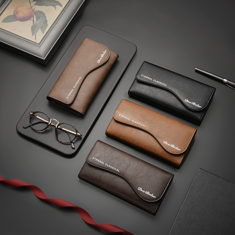 Retro PU Leather Slim Fold Long Wallet