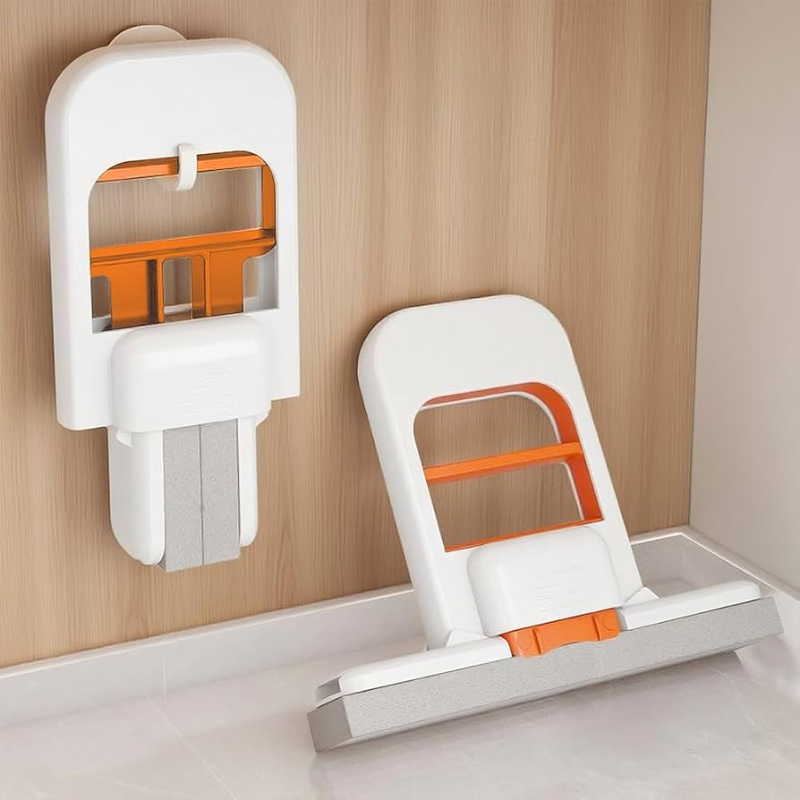 Durable Desktop Mop With Replaceable Heads