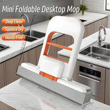 Durable Desktop Mop With Replaceable Heads