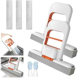 Durable Desktop Mop With Replaceable Heads