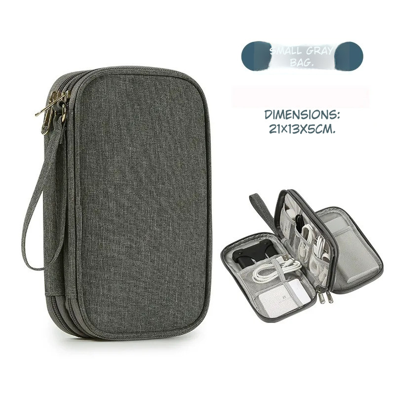 Versatile Data Cable Storage Bag