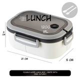 Multi-Compartment Microwave Bento Lunch Box