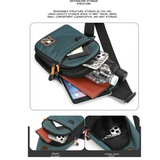 Urban Style Letter Pattern Shoulder Bag