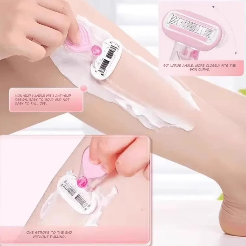 Smooth Touch Five Layer Shaving Razor ( With 3 Heads )