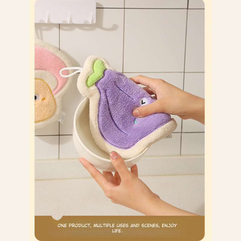 Quick-Drying Coral Fleece Hand Towel