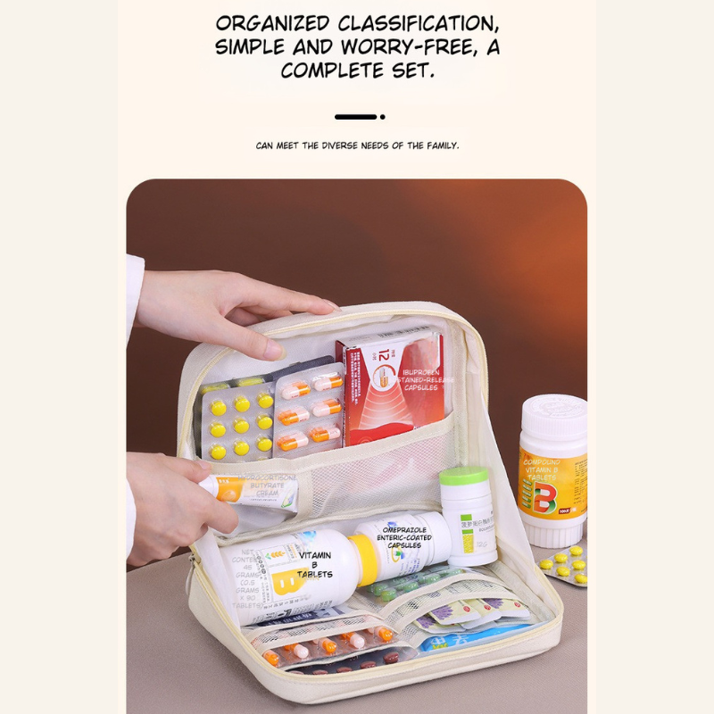 Household Medicine First Aid Storage Bag
