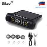 Car Solar Tire Pressure Monitoring System With Display