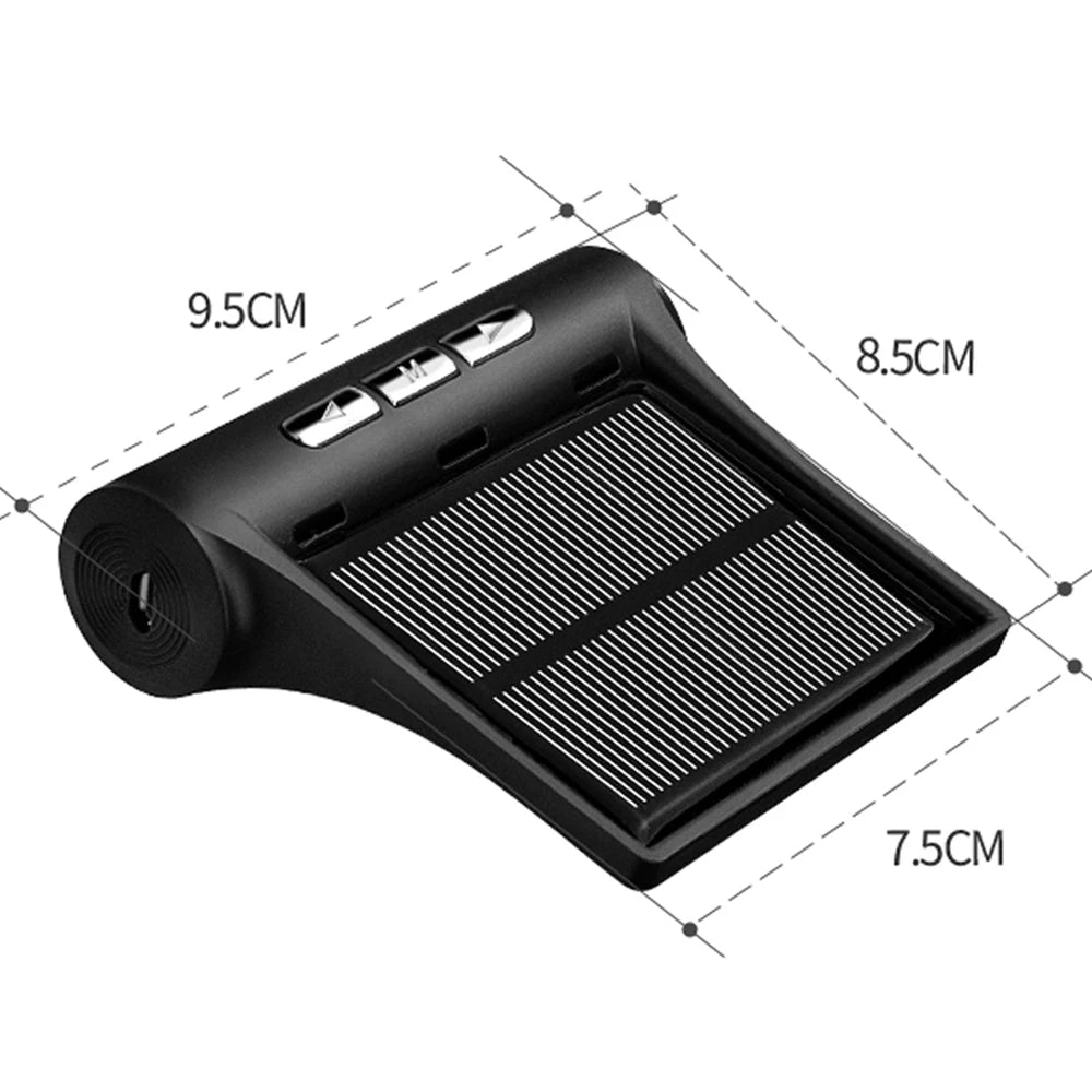 Car Solar Tire Pressure Monitoring System With Display